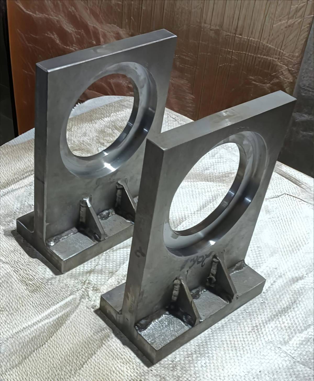 Steel Bearing Support Blocks – Welded Pair