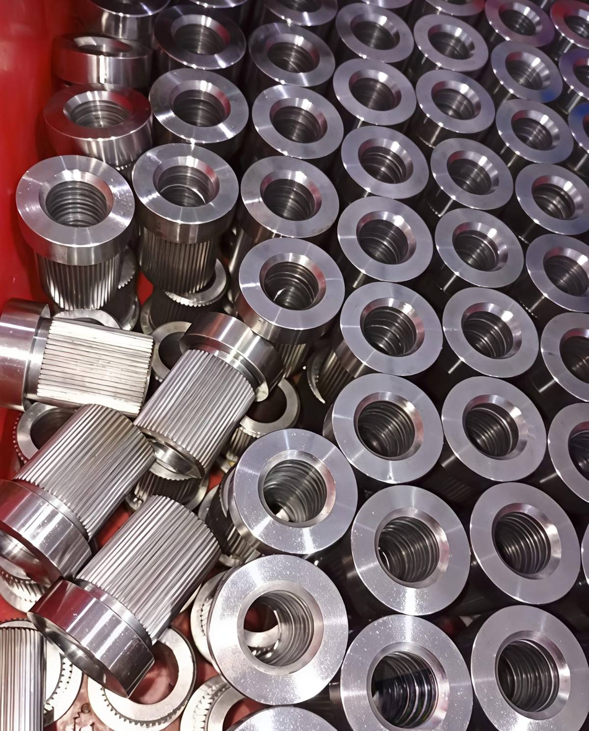 Knurled Flanged Threaded Inserts – Bulk
